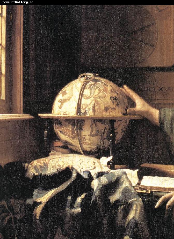 VERMEER VAN DELFT, Jan The Astronomer (detail) wet